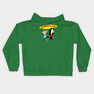 phineas and ferb Kids Hoodie